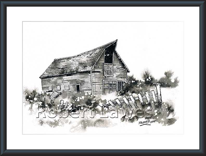 Big Old Friend in Pen and Ink