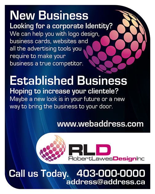 Robert Lawes Design Community Magazine Ad