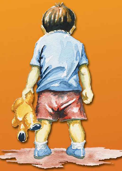 Lonely Boy Illustration