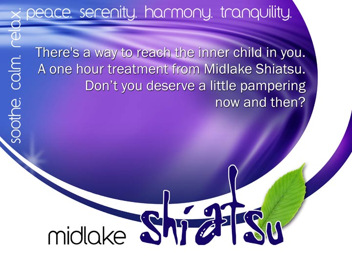 Shiatsu Ad Design